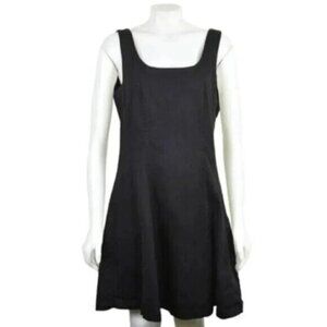 Mexx Fit  &  Flare Black Mini Dress Sleeveless  Cotton Size XL